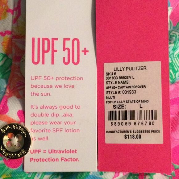 NWT Lilly Pulitzer State Of Mind Popover L - Picture 2 of 6